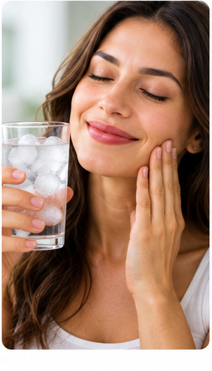 Disminuye la sensibilidad dental